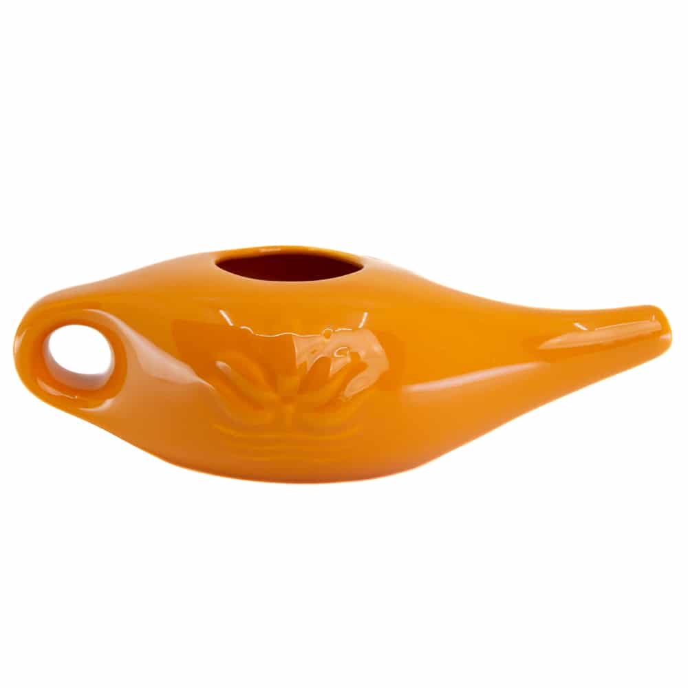 Neti Pot Ceramic - Orange - 250 ml