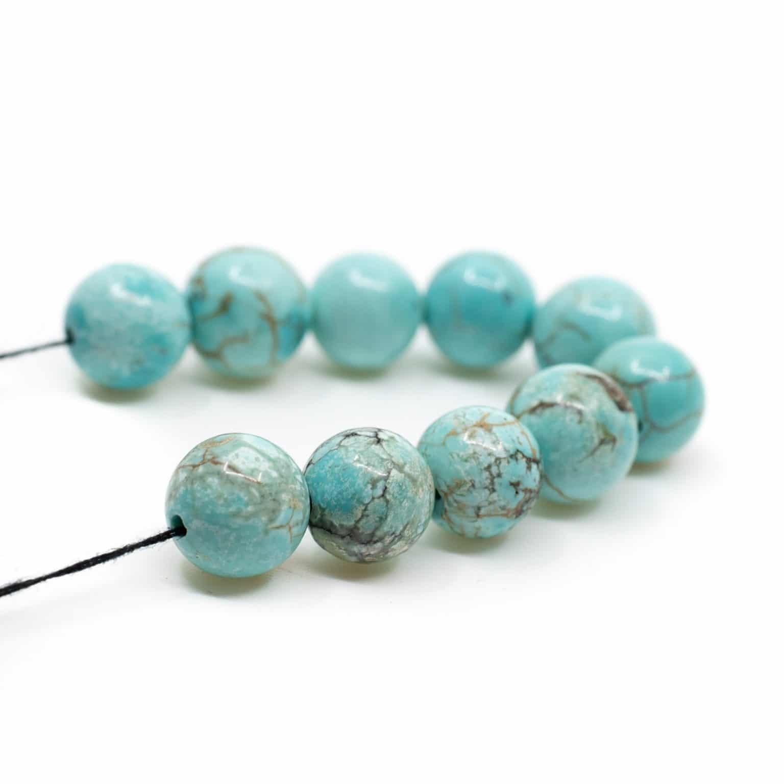 blue beads shamballa bracelet 