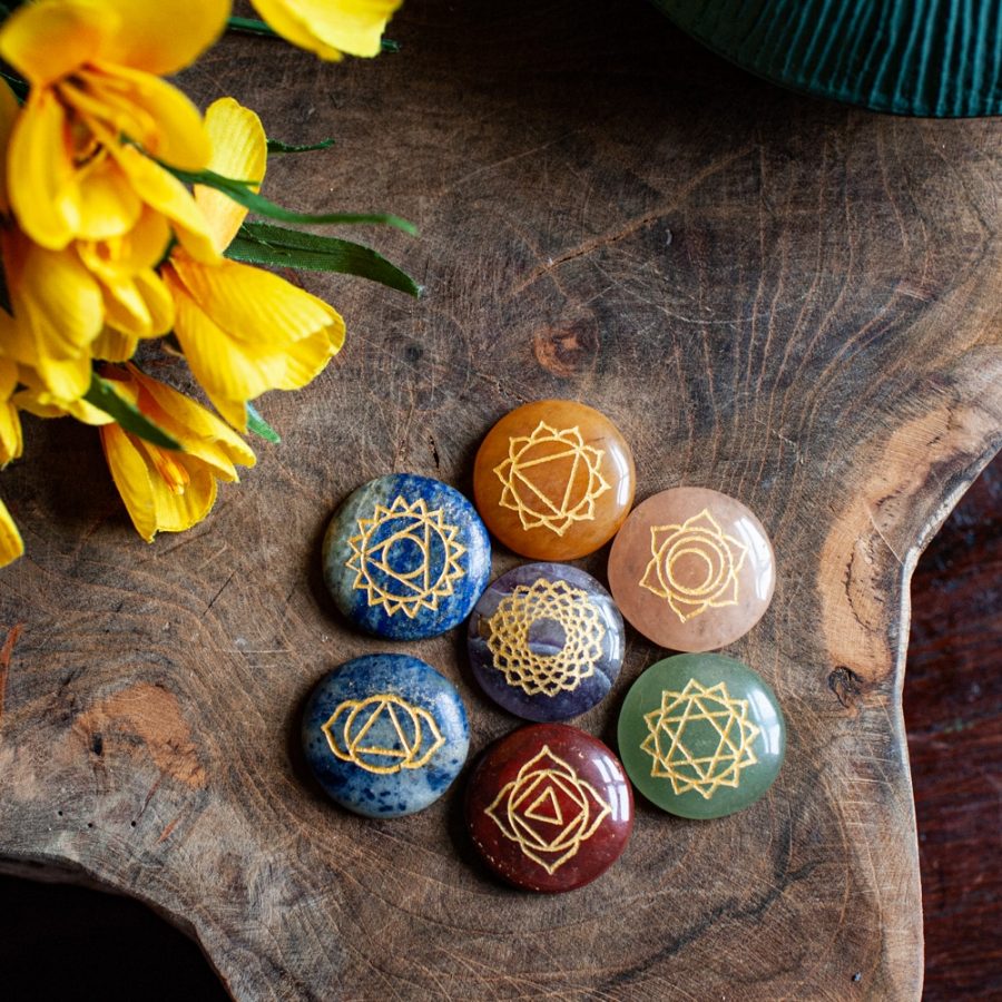 chakra stone gemstone collection chakra symbols polished 