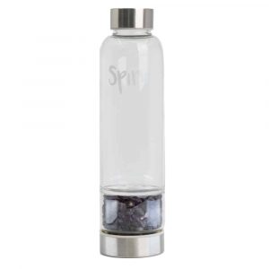 Spiru Gemstone Water Bottle Amethyst - 400 ml