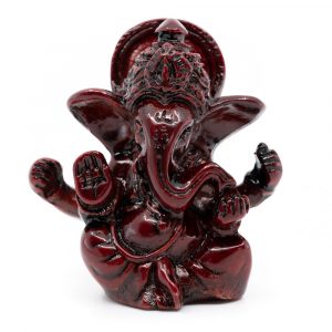 Ganesha Statue Dark Red (6 cm)
