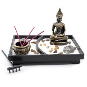 Mini Zen Garden Japanese with Buddha (12,5cm)