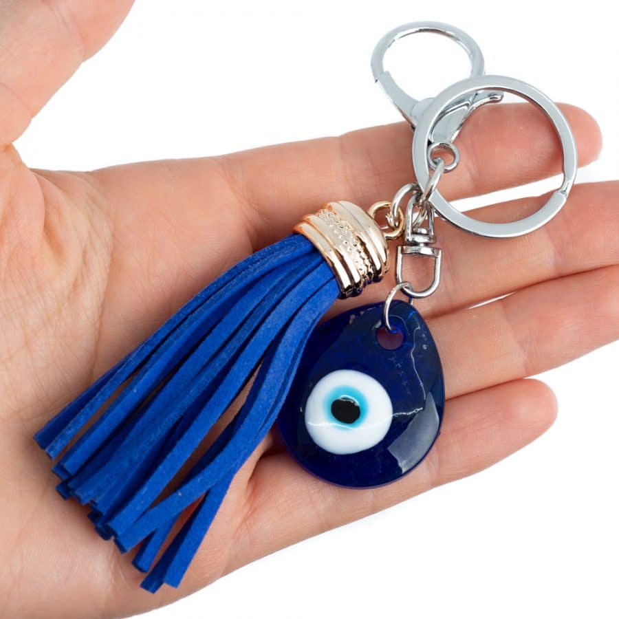 evil eye talisman keychain