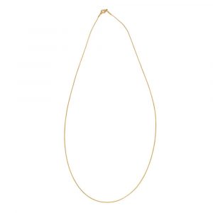 Steel Necklace with Latch Gold Colored (60 cm / 1 mm)