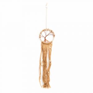Dreamcatcher with Tree of Life Braided Brown
