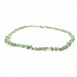 Gemstone Chip Necklace Green Aventurine (45 cm)