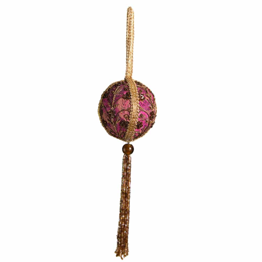 Pendant Ornament Traditional Ball Purple (30 cm)