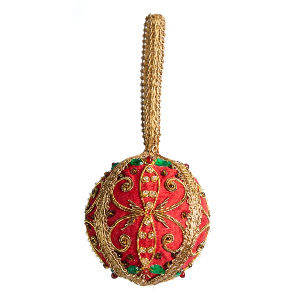 Pendant Ornament Traditional Ball Red (15 cm)