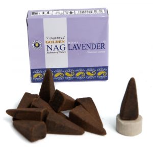 Golden Nag Lavender Incense Cones (1 Pack)