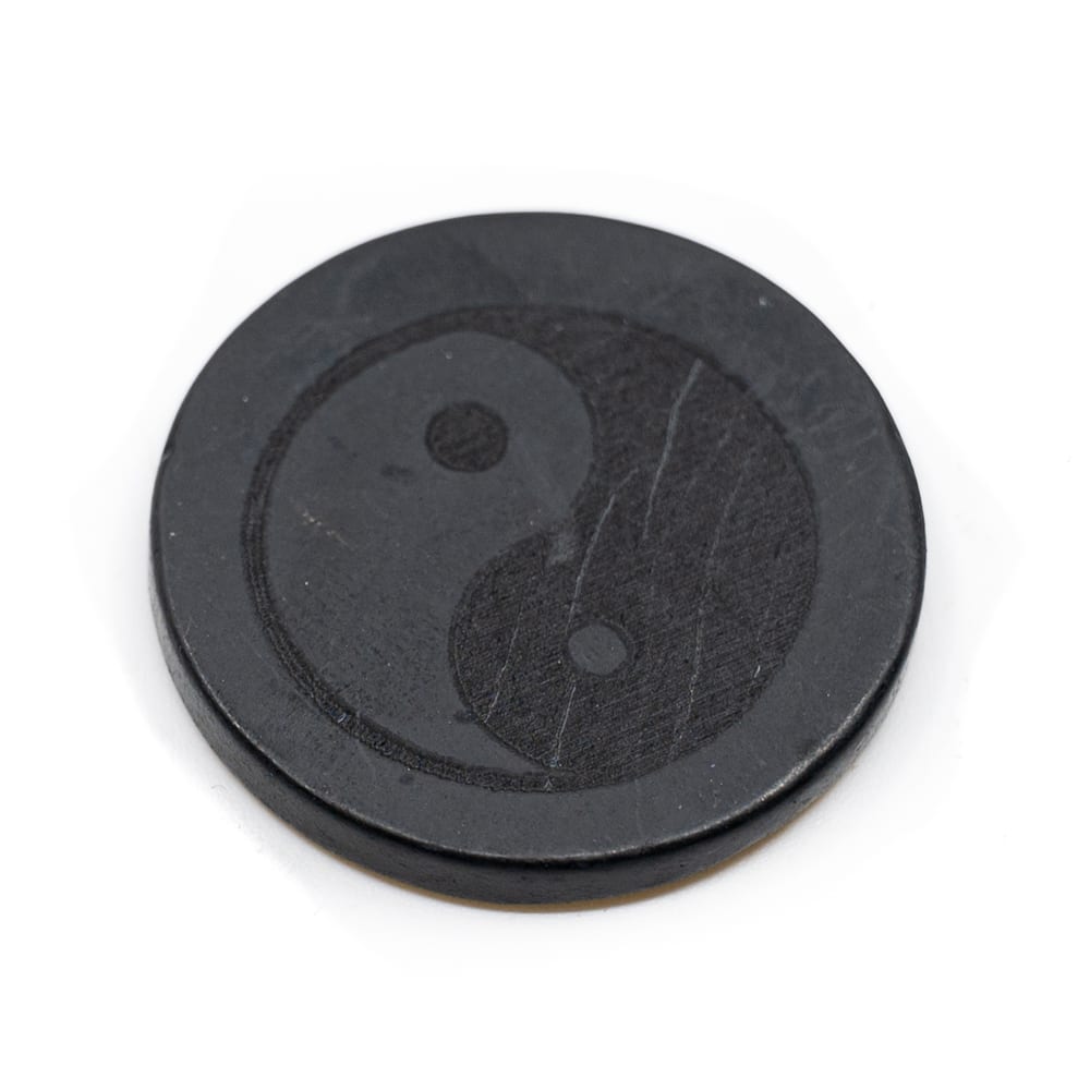 Phone Sticker Shungite - Yin-Yang (30 mm)