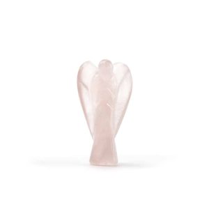 Gemstone Angel Rose Quartz (50 mm)