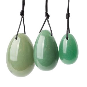 Yoni Egg Set Green Aventurine - Set of 3