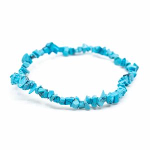 Gemstone Chip Bracelet Turquoise Blue