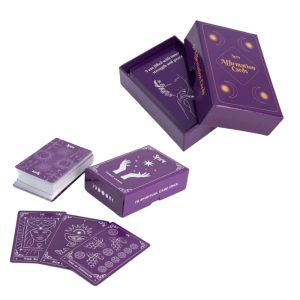 Spiru Tarot and Affirmation Cards Set Purple- Bundle